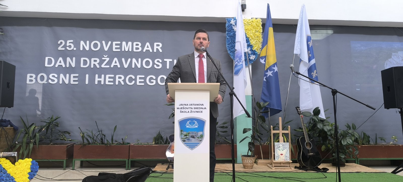 Obilježavanje godišnjice Dana državnosti Bosne i Hercegovine sa JU MSŠ Živinice