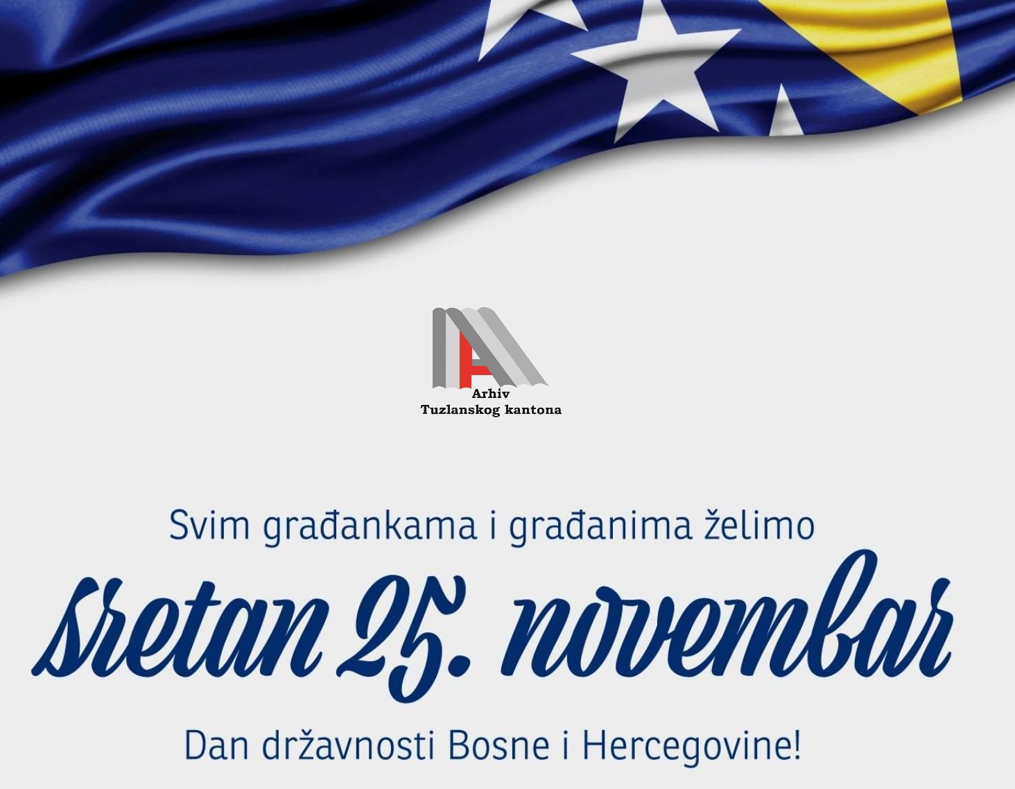 Čestitka za Dan državnosti Bosne i Hercegovine