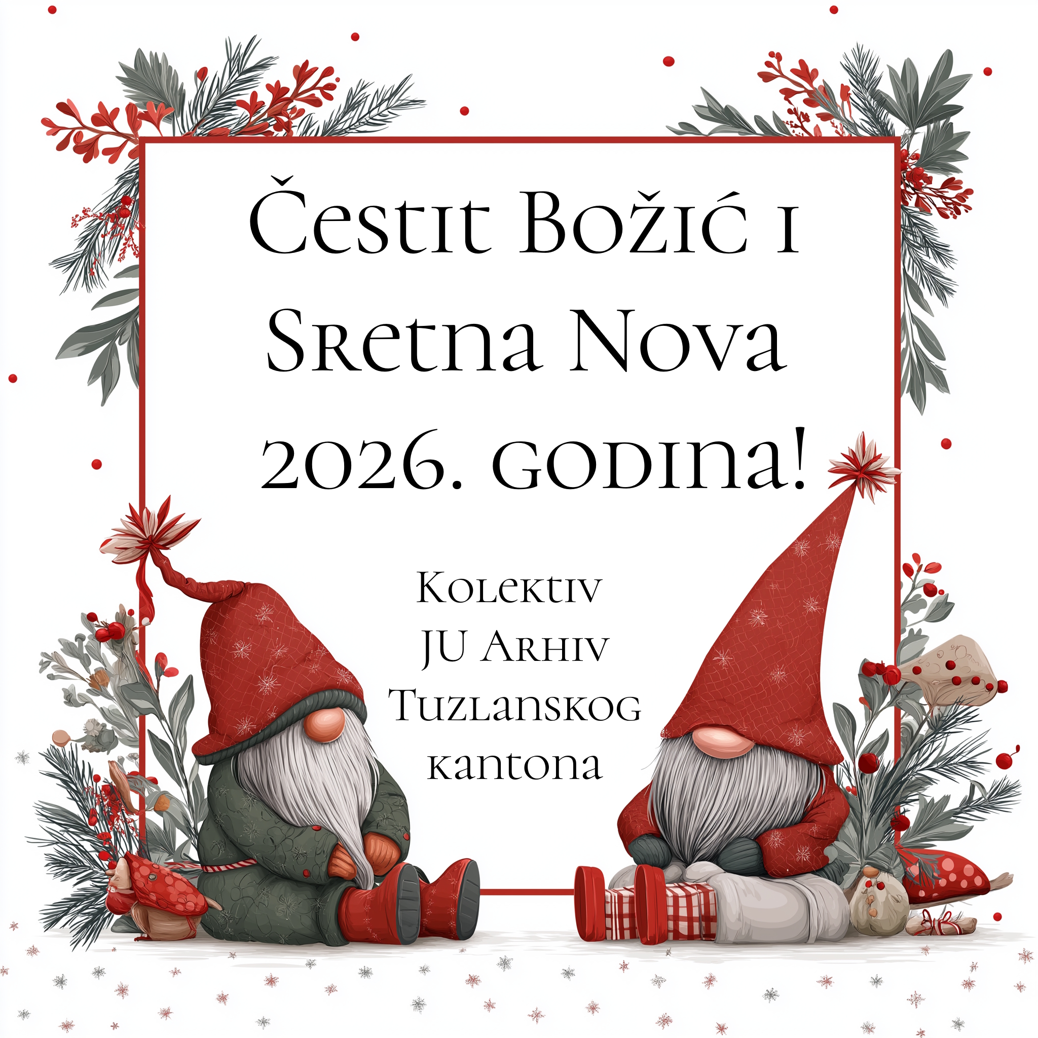 Božićna i novogodišnja čestitka