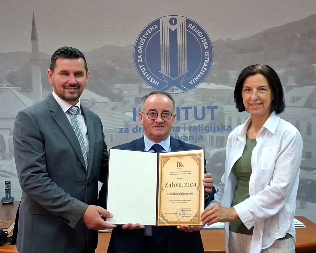 Dodjela zahvalnice dr. sc. Šefki Sulejmanoviću
