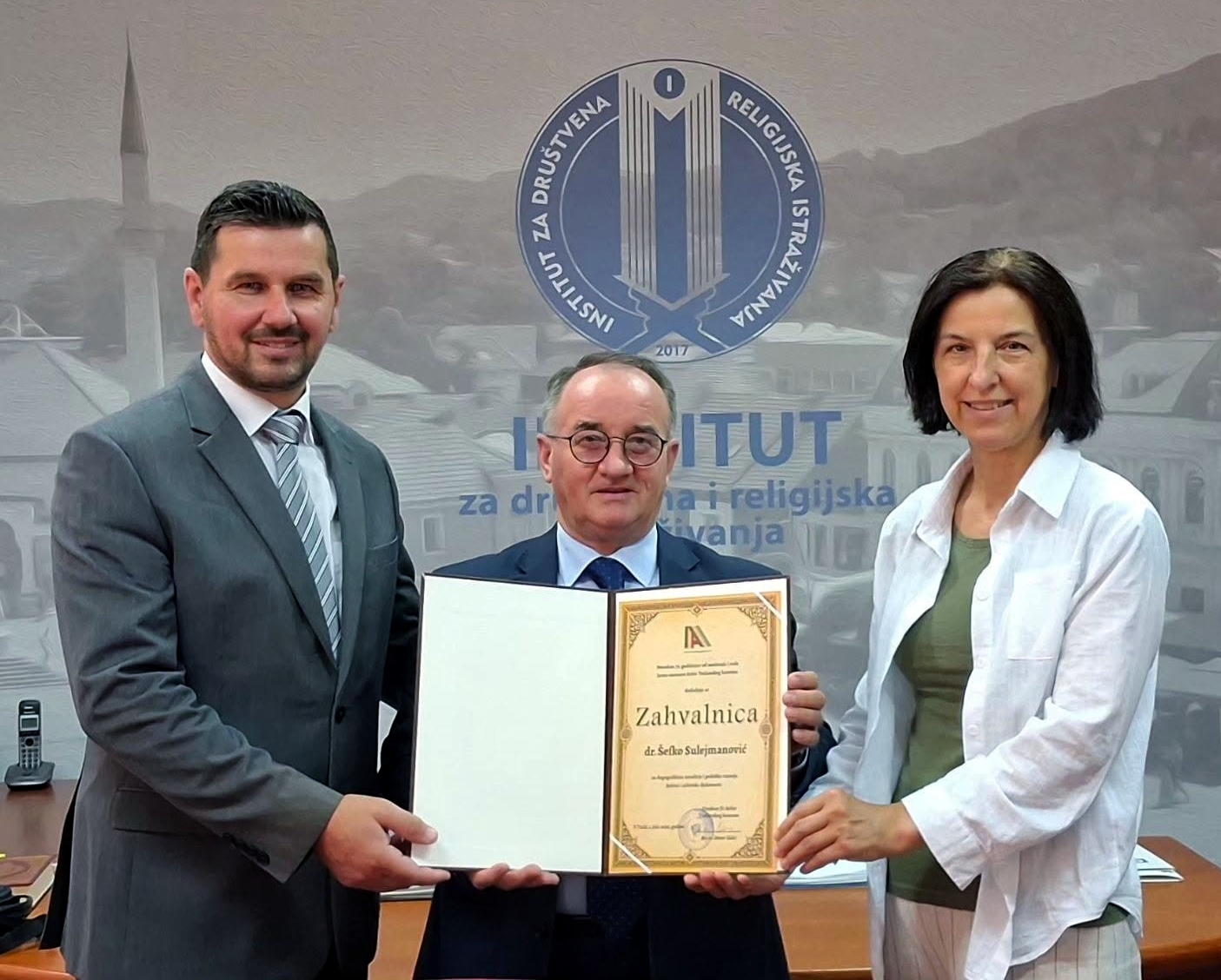 Dodjela zahvalnice dr. sc. Šefki Sulejmanoviću